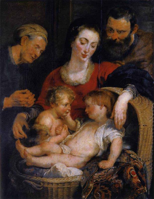 Peter Paul Rubens The Holy Family with St Elizabeth Germany oil painting art